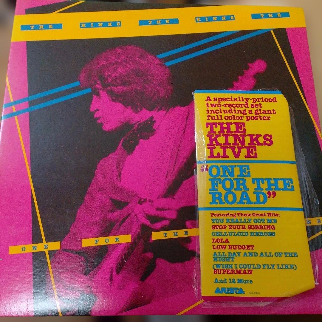The Kinks - One For The Road 2LP Vinyl Live Album Arista Records