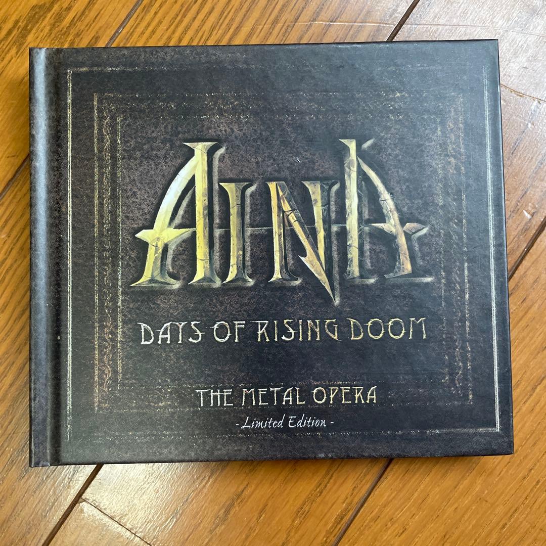 AINA Days of Rising Doom Limited Edition 3-Disc Set (2CD+DVD) Metal Opera