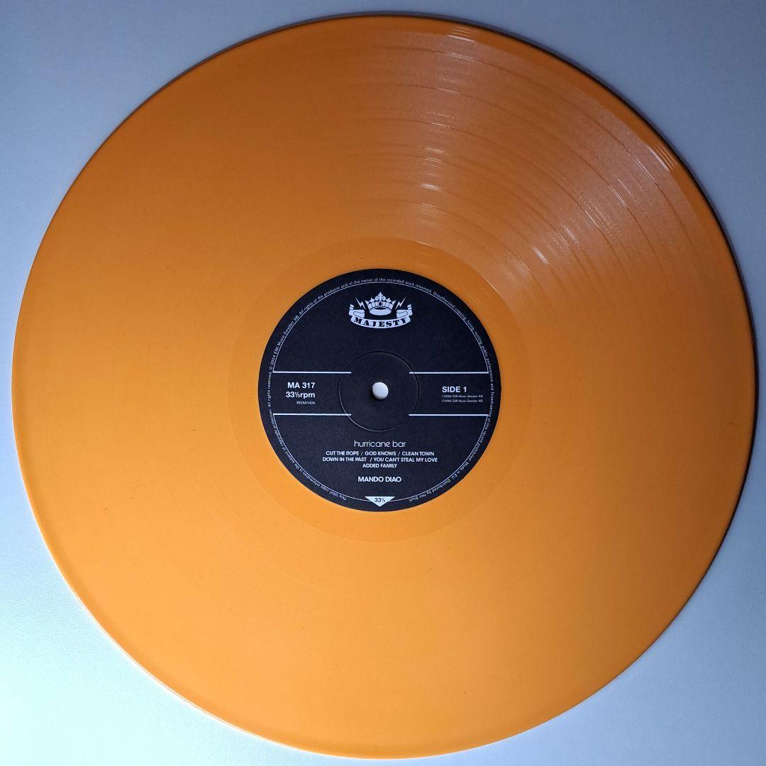 Mando Diao - Hurricane Bar LP (2004) Limited Edition Orange Vinyl Sweden Import