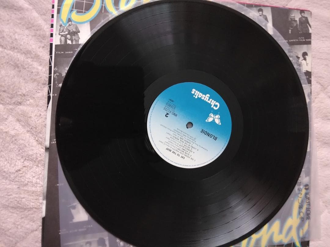 Blondie Eat to the Beat LP Japan Pressing WWS-81255 Vinyl Record with Obi