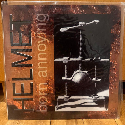Helmet - Born Annoying LP, 1993 Comp, Yellow Vinyl, Noise Amphetamine Reptile
