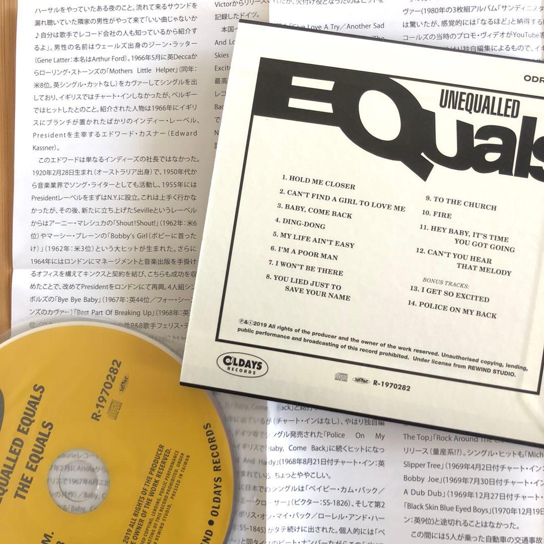 The Equals Unequalled Equals CD Japan Press Mini LP Sleeve Edition 2019
