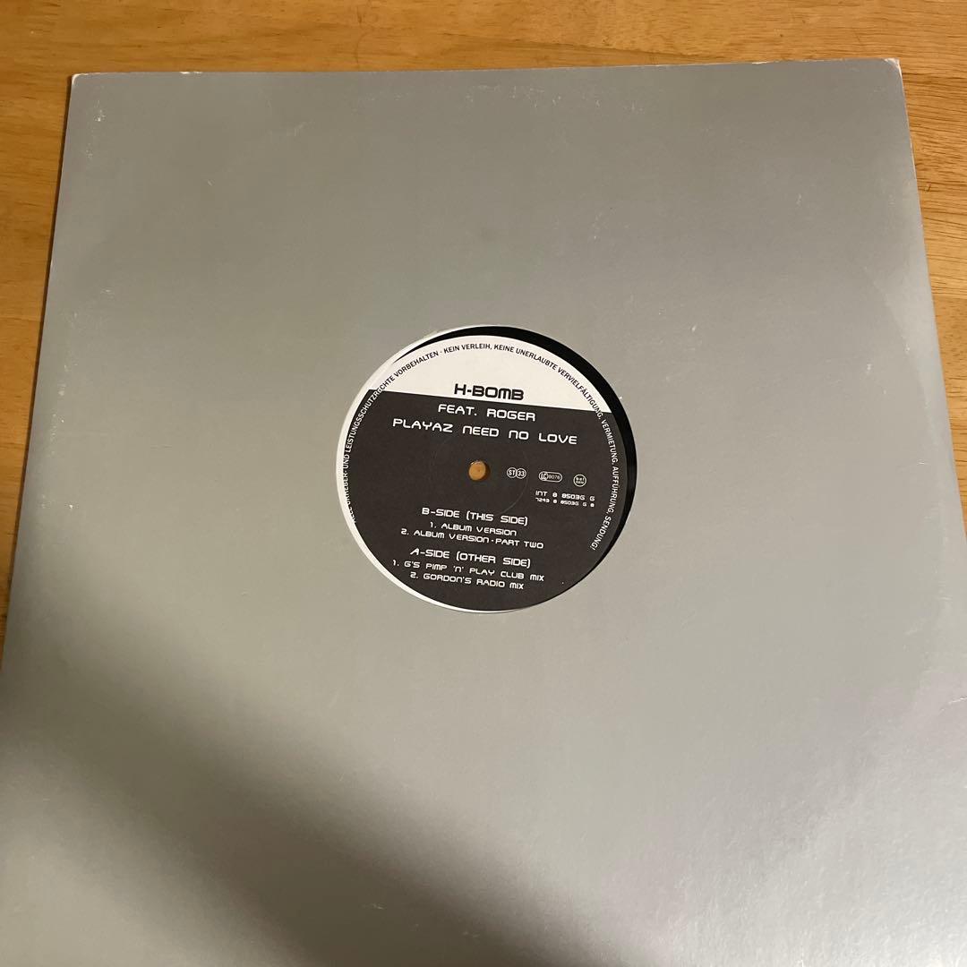 H-Bomb Feat. Roger - Playaz Need No Love - 12" Vinyl Record Blow Up Label