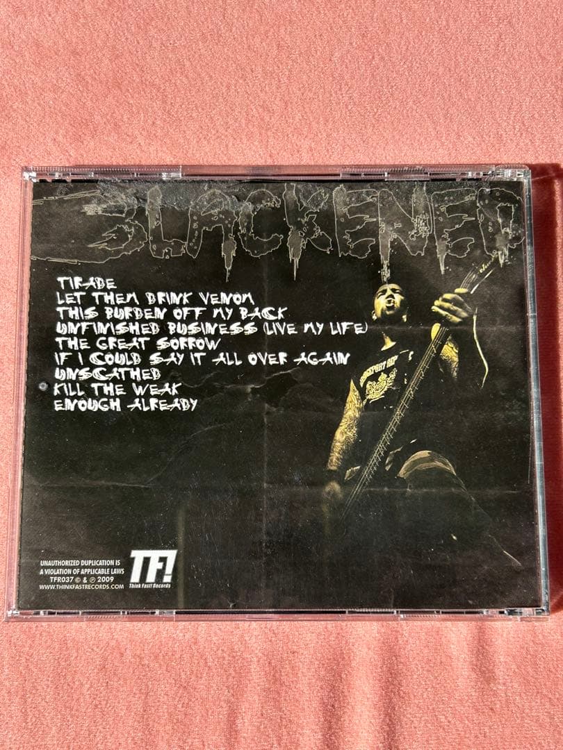 Blackened - This Means War CD, 2009 Hardcore, Ex-Hatebreed Members, Think Fast!