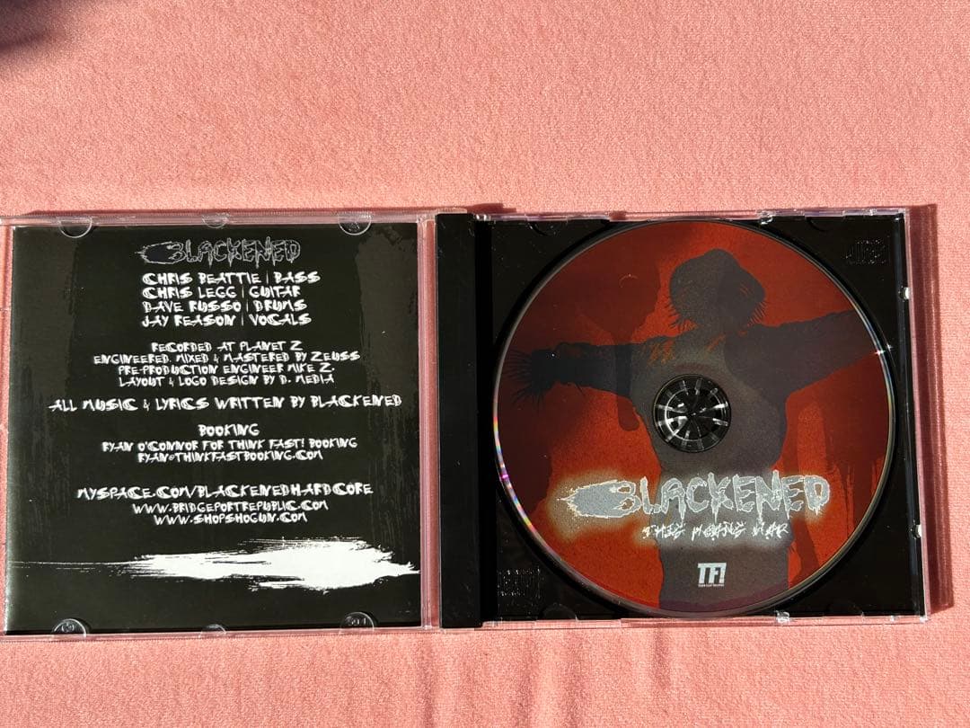 Blackened - This Means War CD, 2009 Hardcore, Ex-Hatebreed Members, Think Fast!
