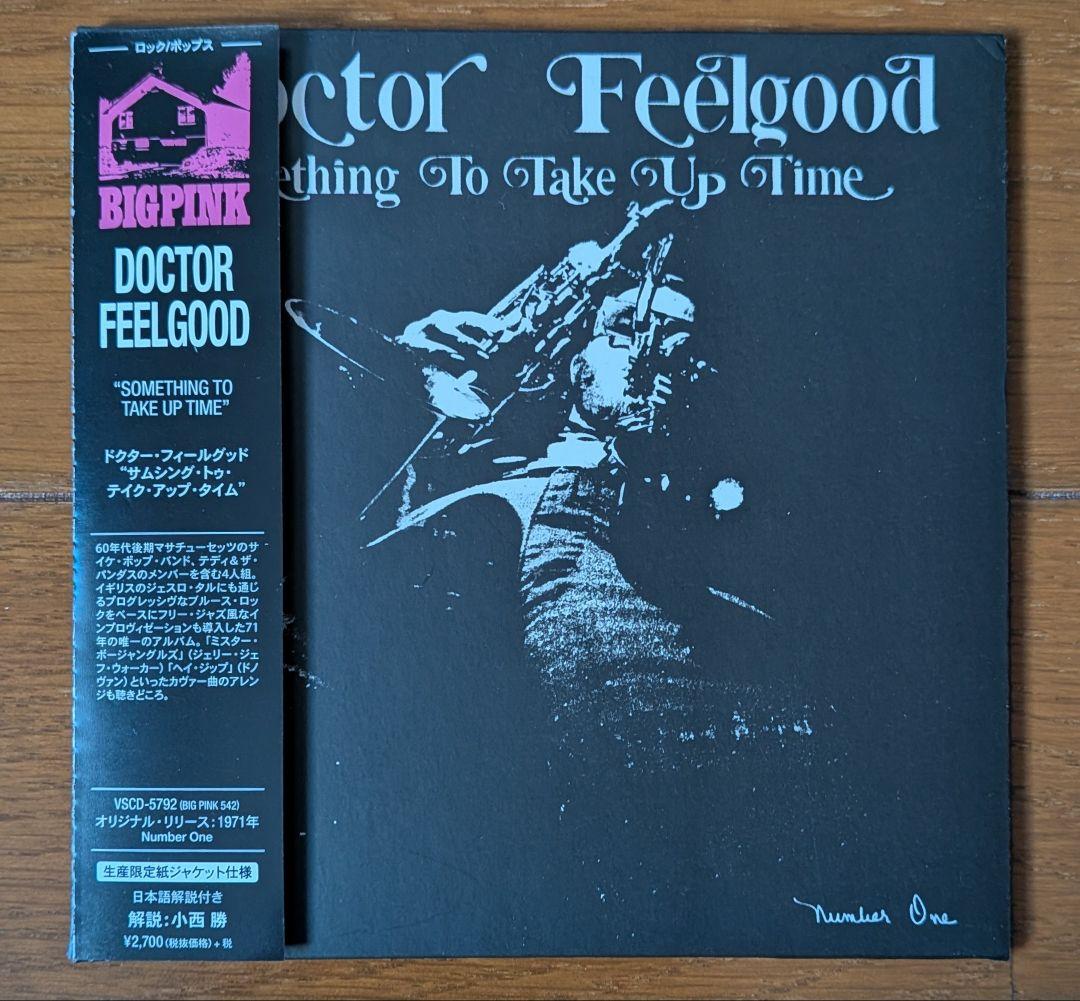 Doctor Feelgood - Something To Take Up Time CD Japan Paper Sleeve OBI