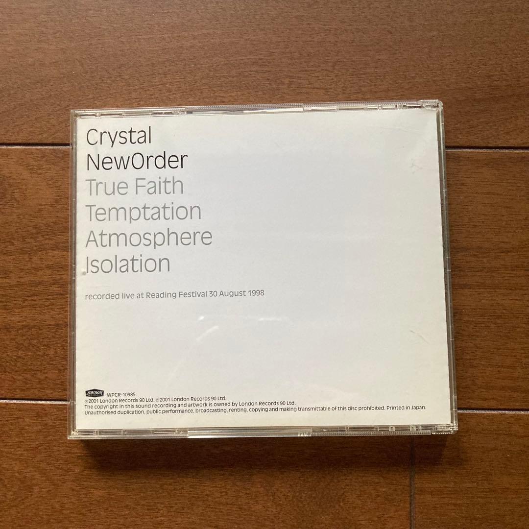 New Order - Crystal - CD Single 2001 Japan Edition W/ Obi
