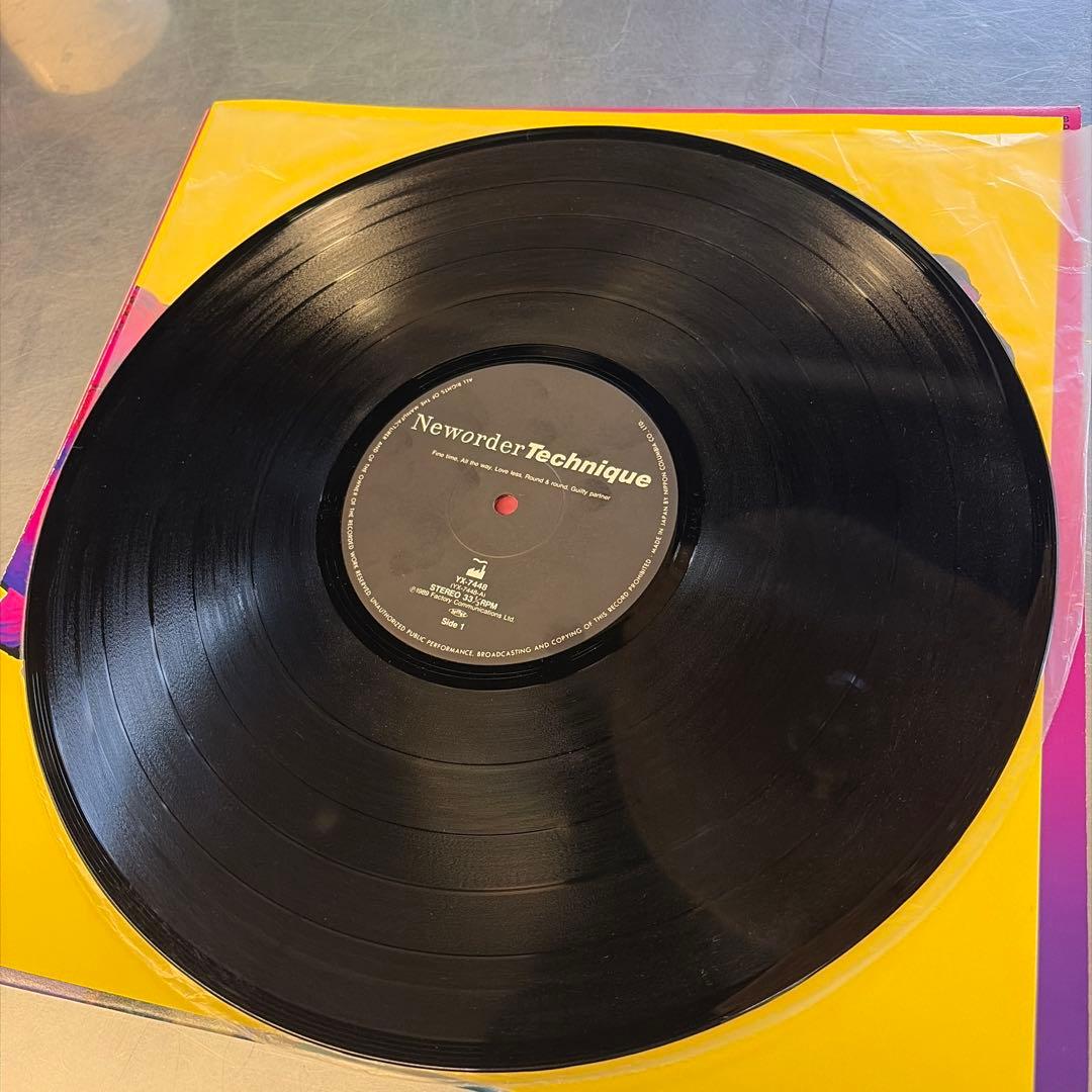 New Order - Technique LP Vinyl Japan Pressing YX-7448 Synth-pop