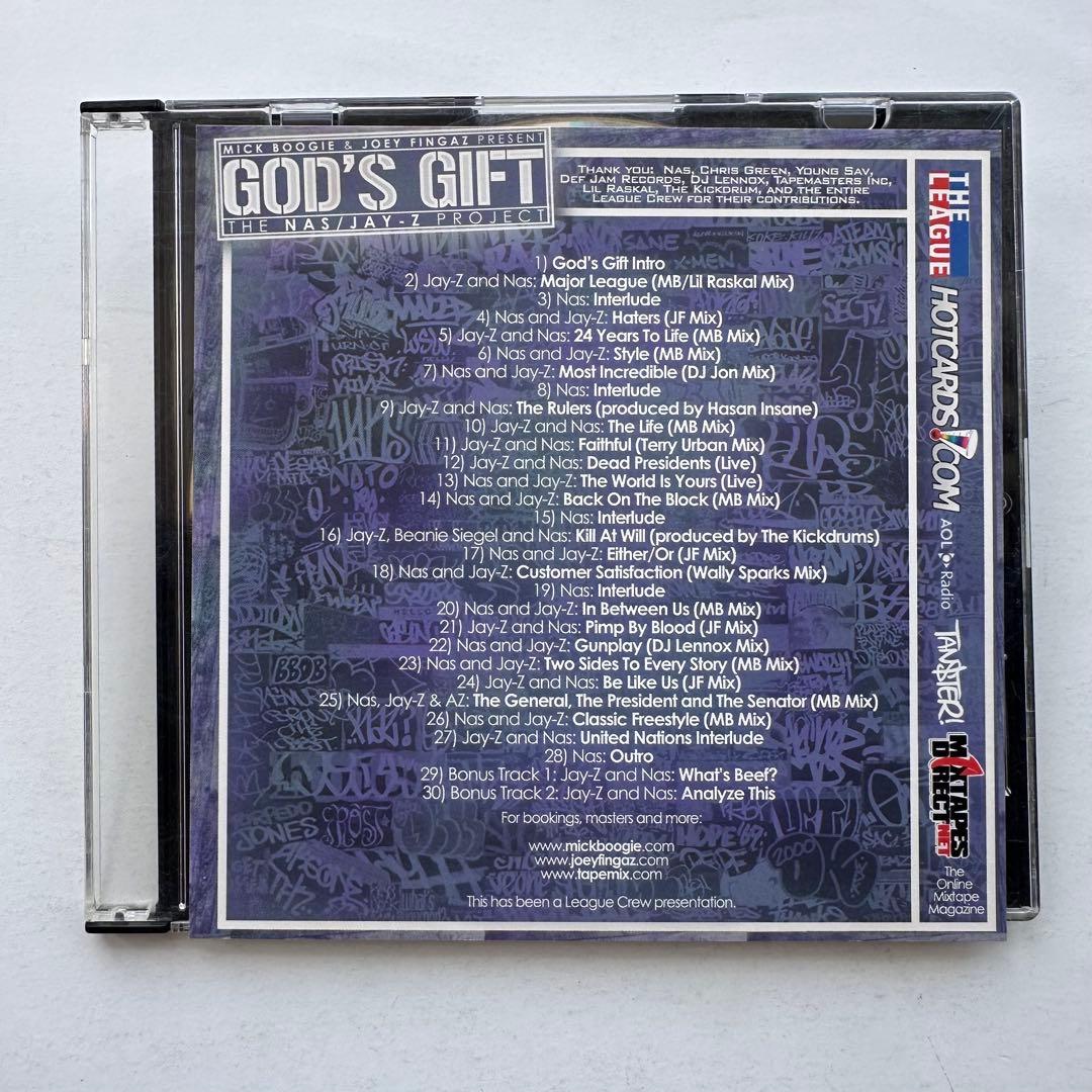Mick Boogie & Joey Fingaz - God's Gift: The Nas/Jay-Z Project CD Mixtape
