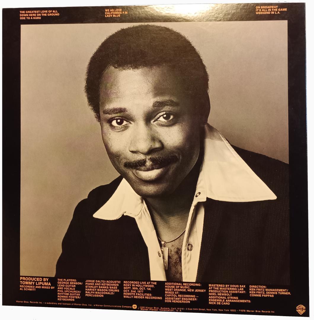 George Benson Weekend In L.A. 2LP Japan Vinyl Record With Obi & Liner Notes