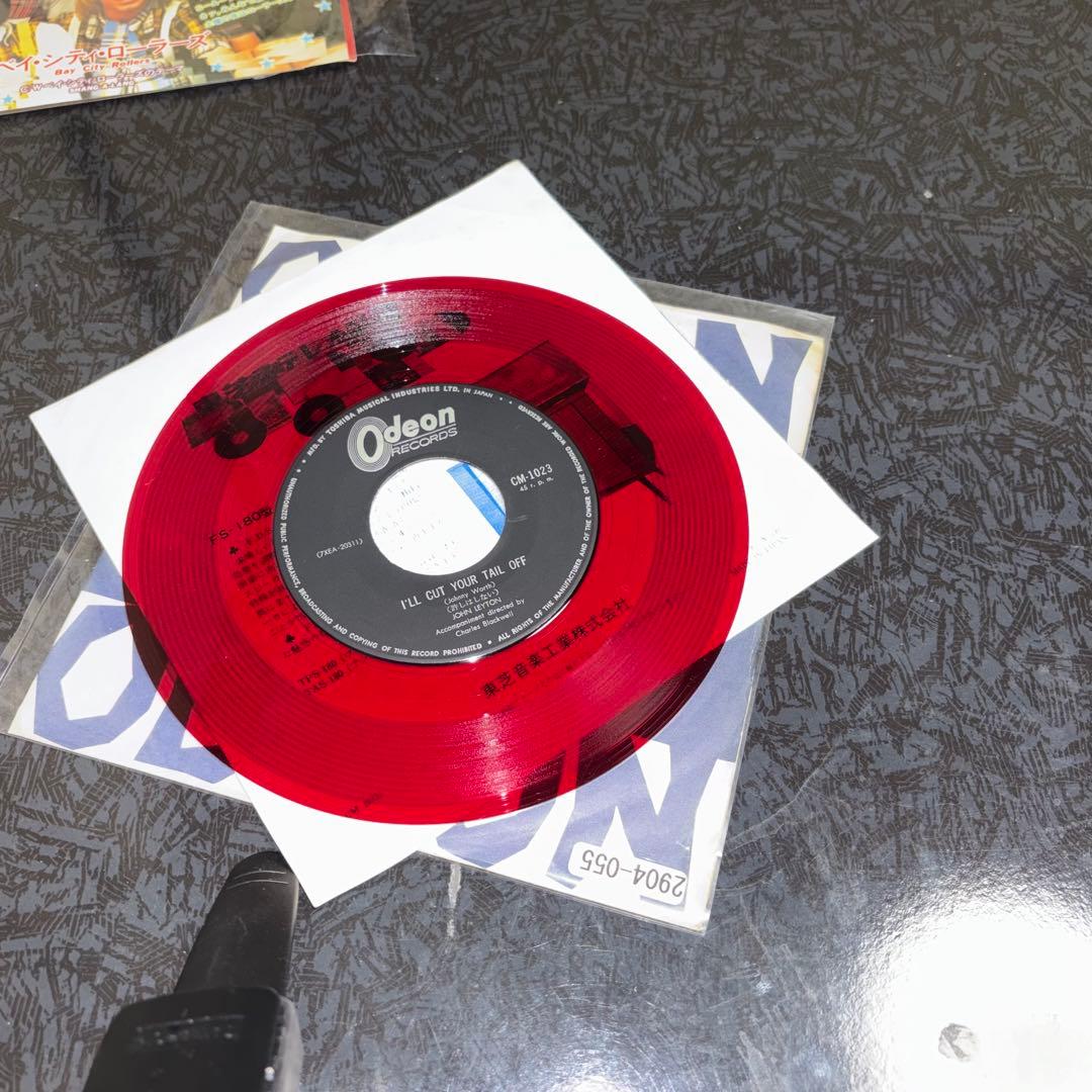 John Leyton - The Great Escape 7" Vinyl Single Japan Odeon Red Wax