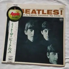 The Beatles Meet The Beatles Vinyl LP Japan Apple Records Round Obi AP-8001