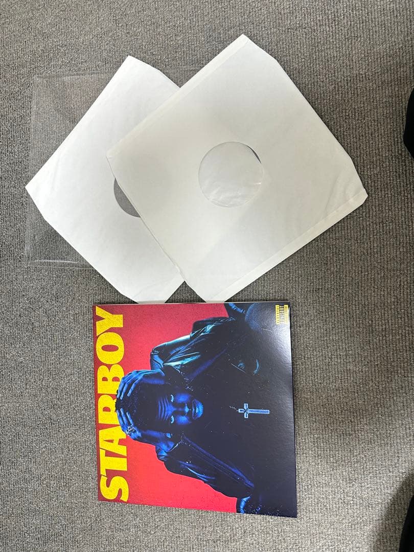 The Weeknd Starboy 2LP Red Color Vinyl Record Set - Excellent Condition
