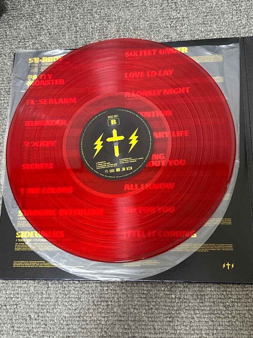 The Weeknd Starboy 2LP Red Color Vinyl Record Set - Excellent Condition