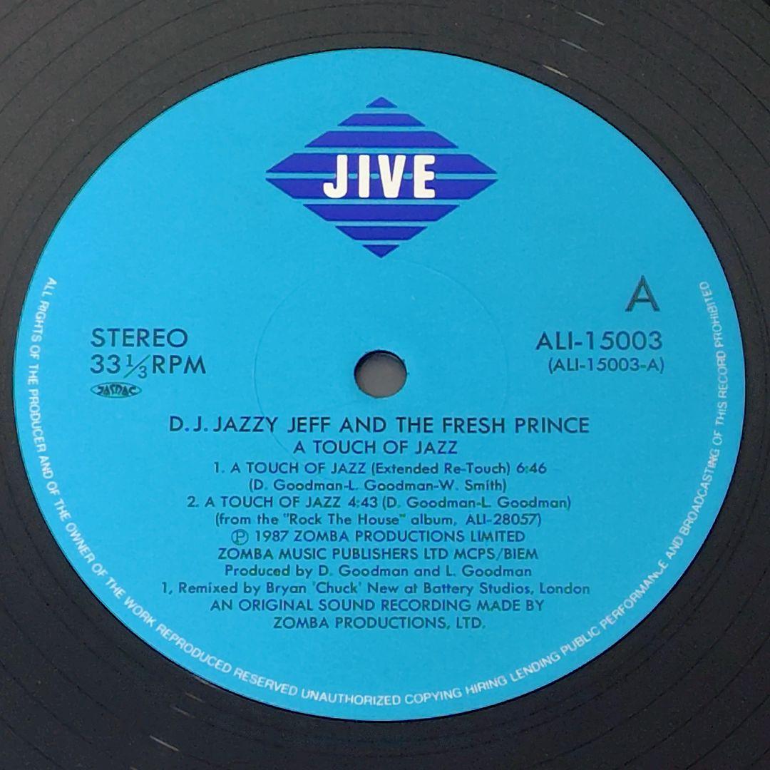 DJ Jazzy Jeff & The Fresh Prince - A Touch Of Jazz 12" Japan Original Vinyl