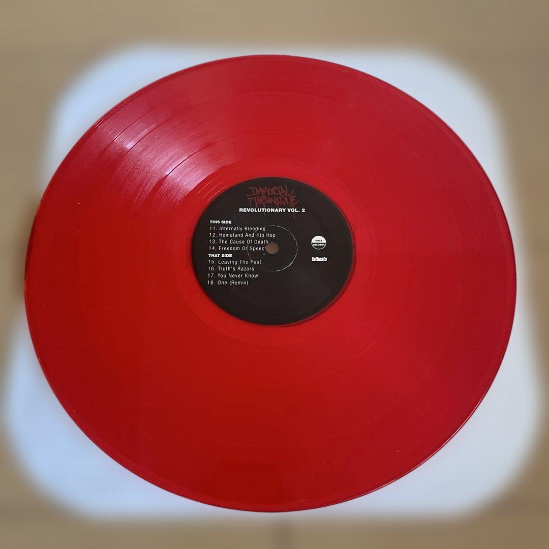 Immortal Technique Revolutionary Vol. 2 Vinyl LP Red Color Vinyl Fat Beats