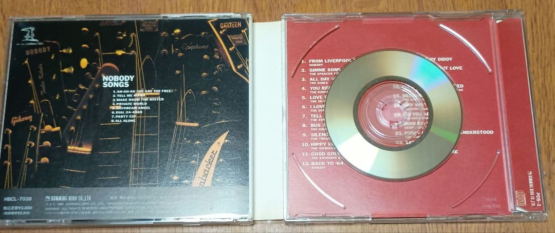 NOBODY - Nobody Songs - 2CD Japan Press Limited Edition with OBI (1990)