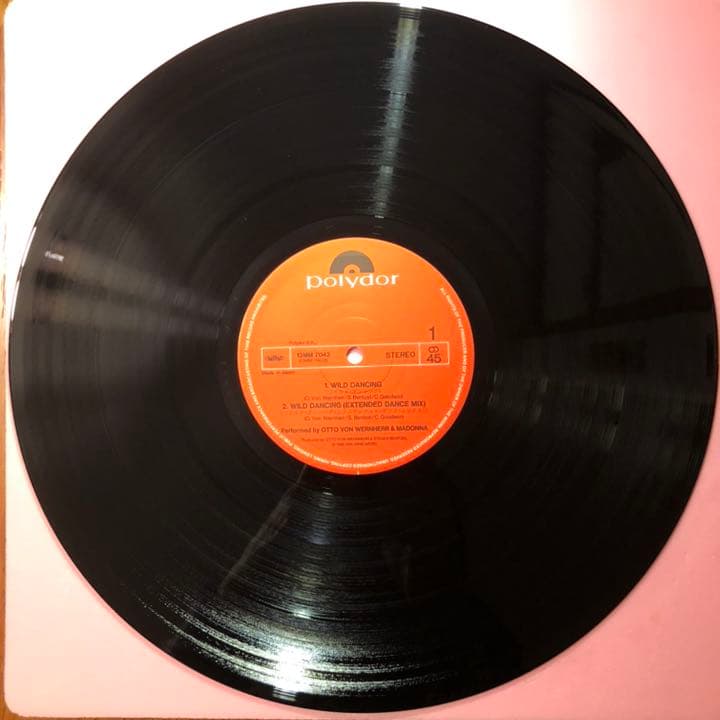 Otto Von Wernherr & Madonna Wild Dancing 12" Vinyl Japan 1987 Rare PolyDOR