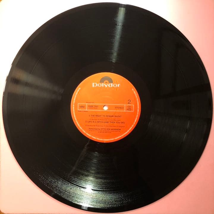 Otto Von Wernherr & Madonna Wild Dancing 12" Vinyl Japan 1987 Rare PolyDOR