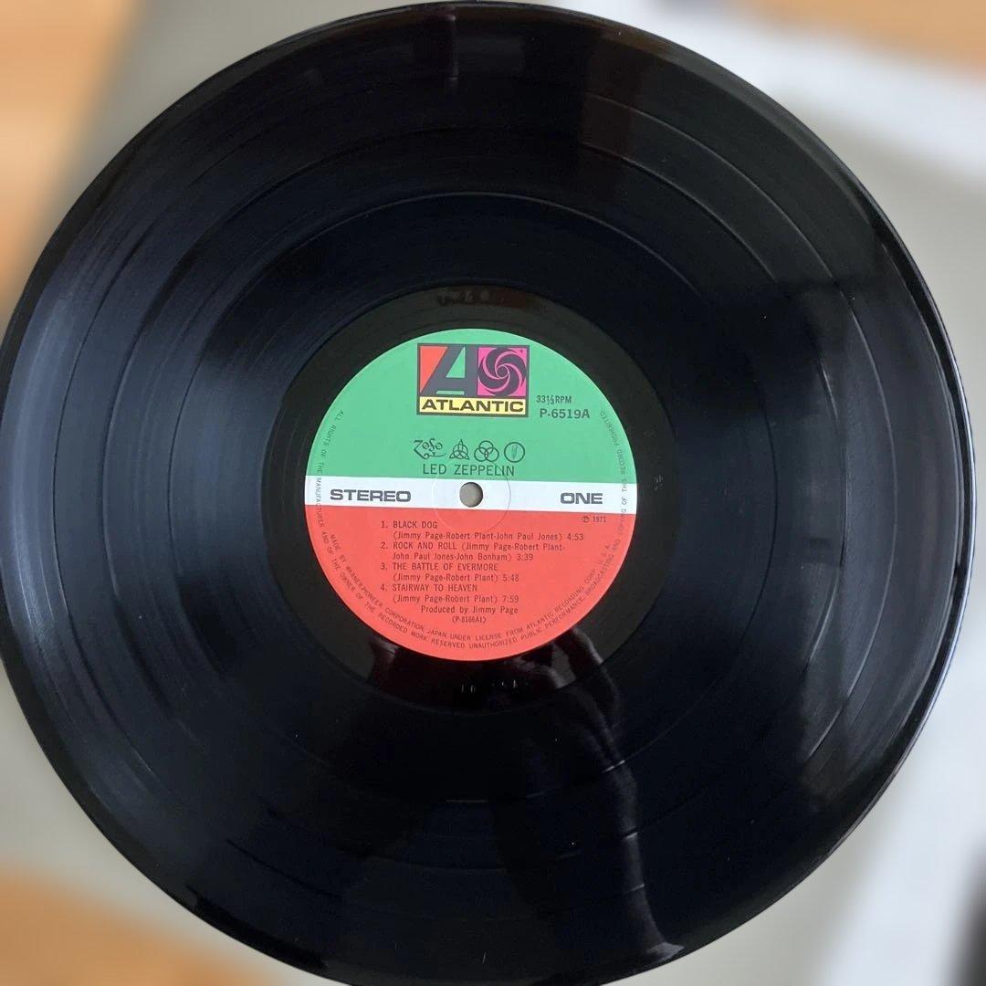 Led Zeppelin IV Record with OBI Japan Import Used Good Condition | Japansoundstore
