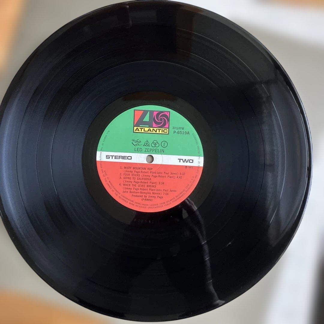 Led Zeppelin IV Record with OBI Japan Import Used Good Condition | Japansoundstore