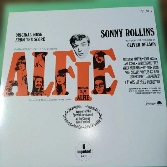 Sonny Rollins - Alfie LP Japan Reissue Jazz Vinyl Record VIM-5540