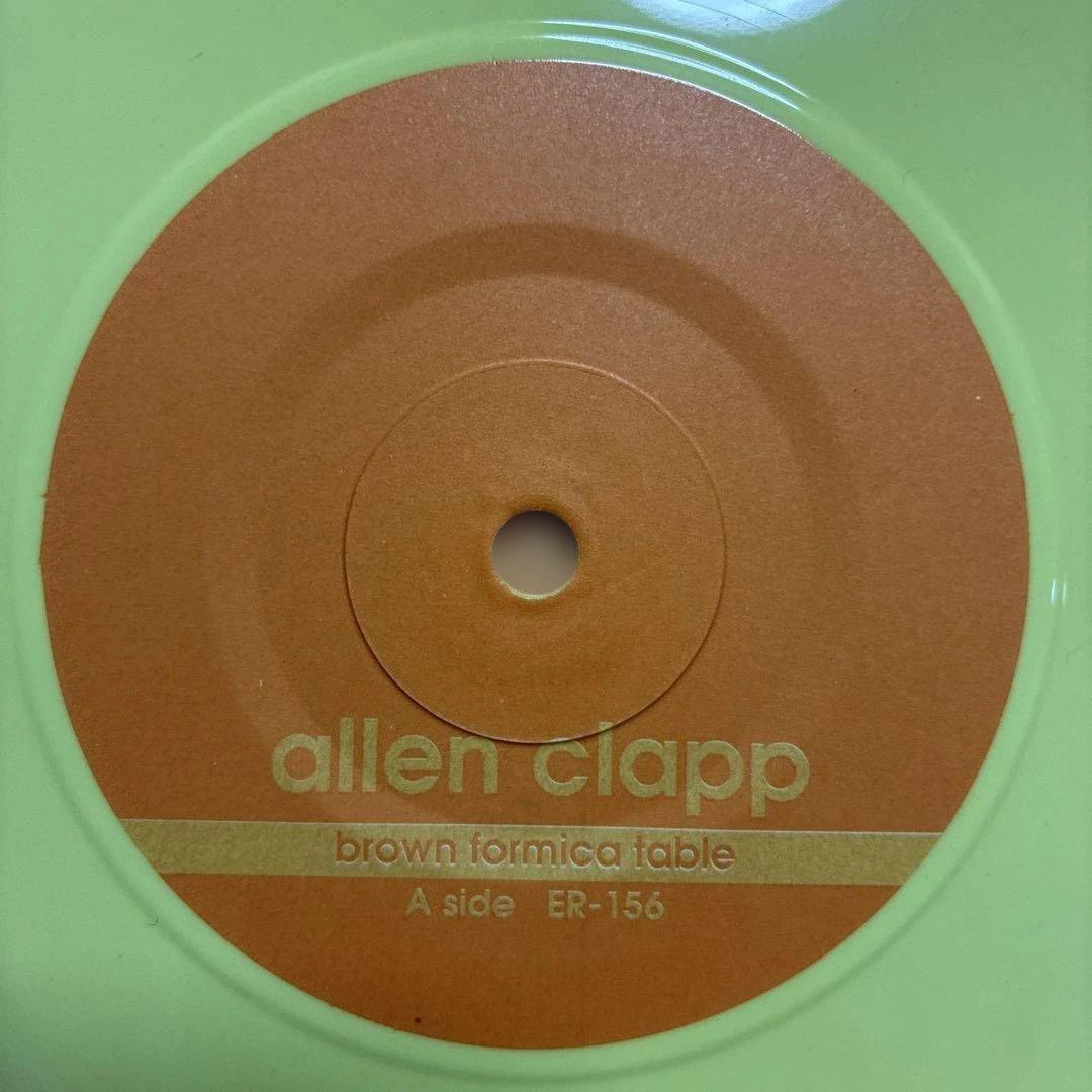 Allen Clapp - Brown Formica Table / The Sunset 7" Vinyl Record Elefant Records