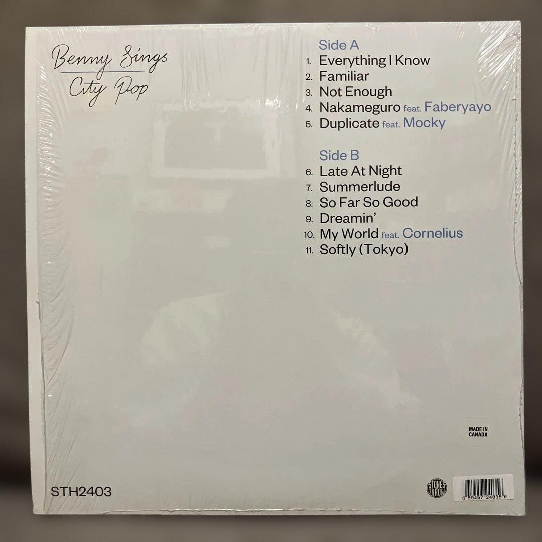 Benny Sings City Pop Vinyl LP Color Used Good Condition | Japansoundstore