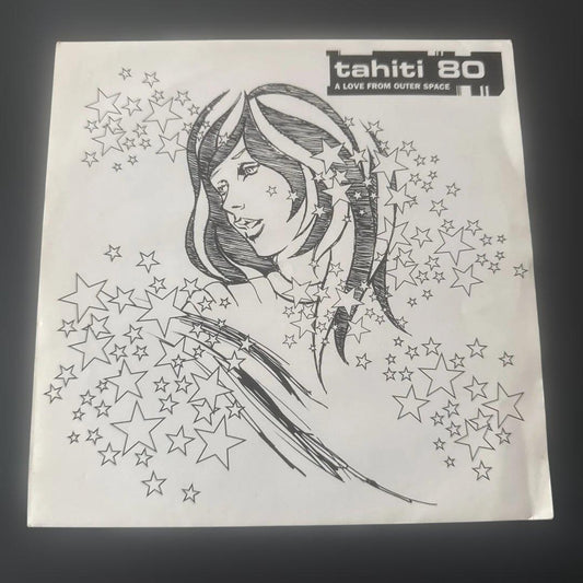 Tahiti' 80 7" Vinyl Record A Love From Outer Space Black Star Design Used | Japansoundstore