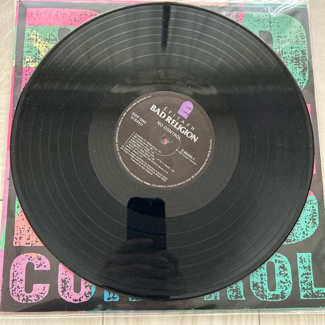 BAD RELIGION No Control LP 1989 Epitaph Punk Rock Vinyl