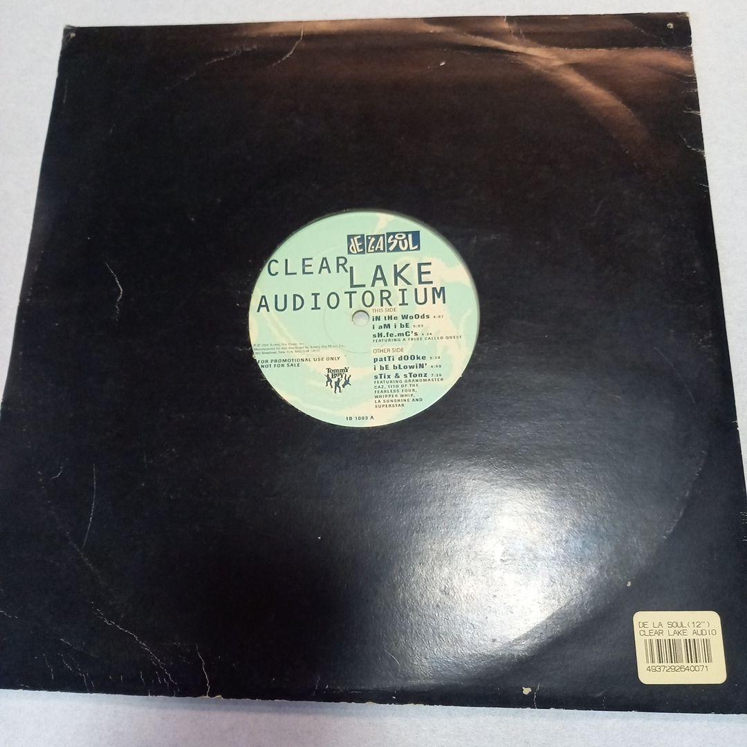 De La Soul - Clear Lake Auditorium 12" Vinyl LP Promo Clear Wax Hip Hop