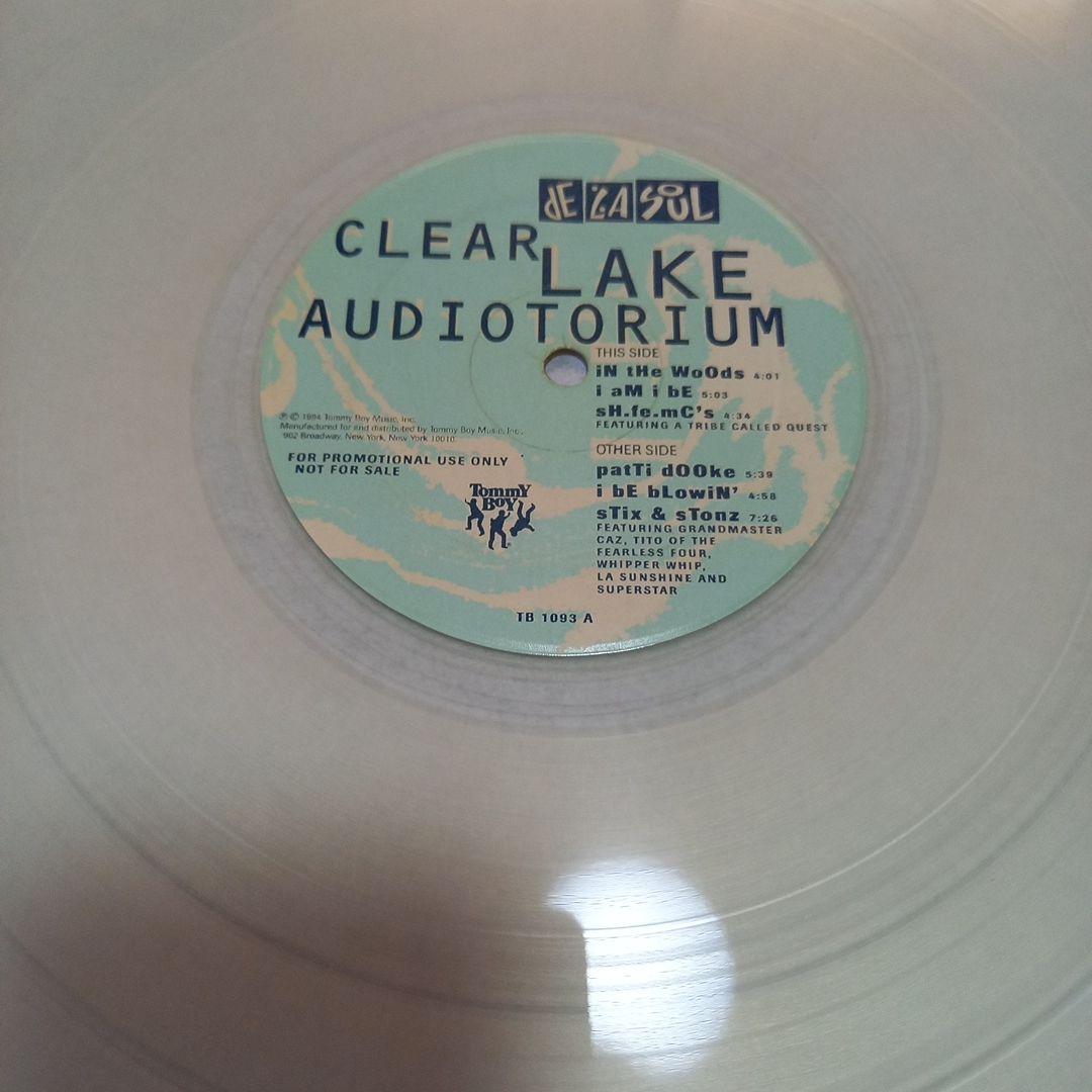 De La Soul - Clear Lake Auditorium 12" Vinyl LP Promo Clear Wax Hip Hop