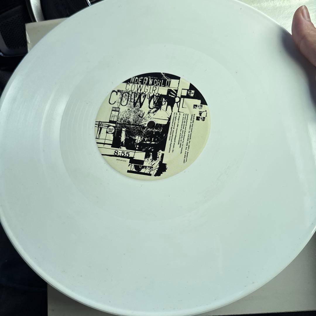 Underworld Cowgirl / Rez 12" White Vinyl Rare Electronic Techno Record