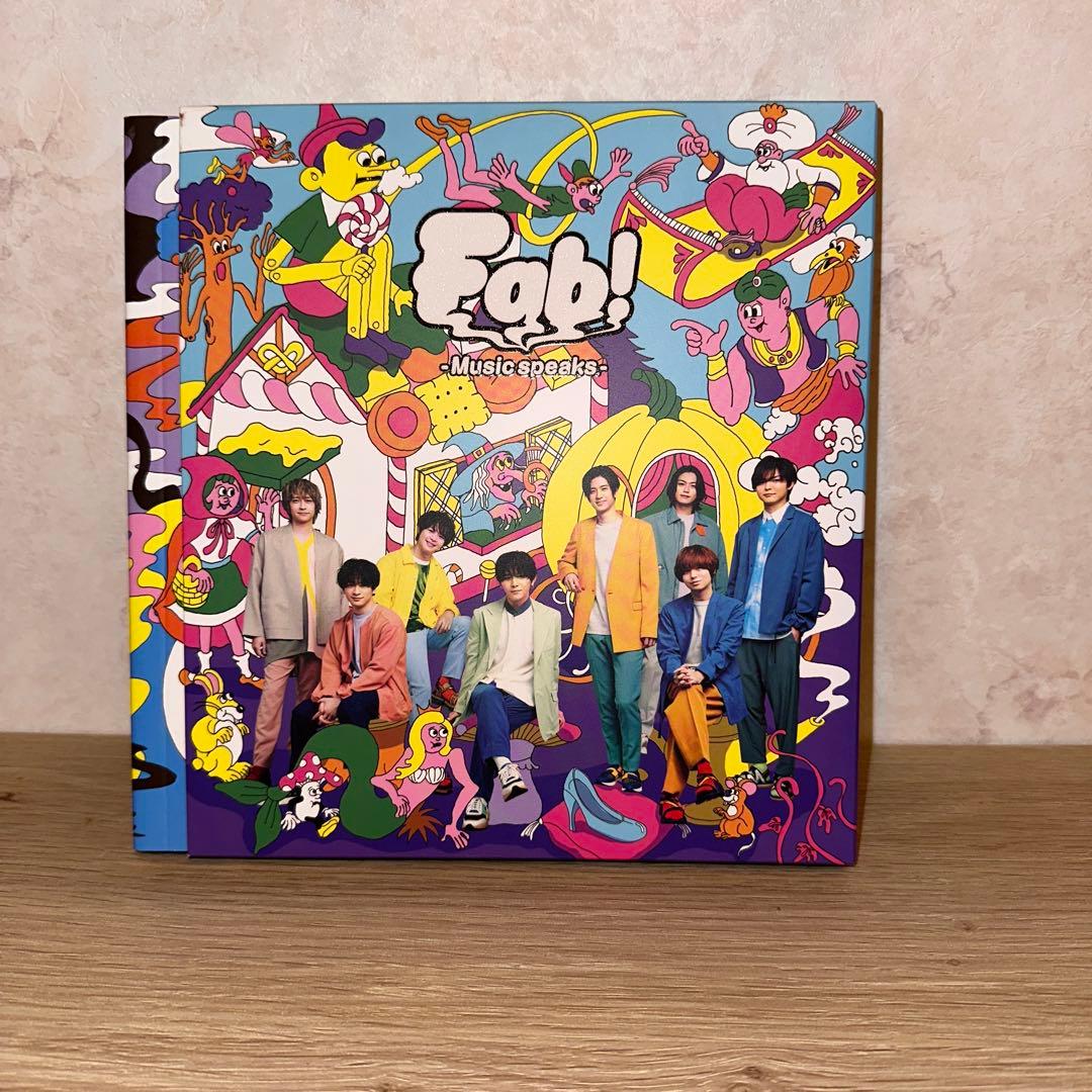 Hey! Say! JUMP Fab! -Music speaks.- CD+DVD Limited Edition Japan Import