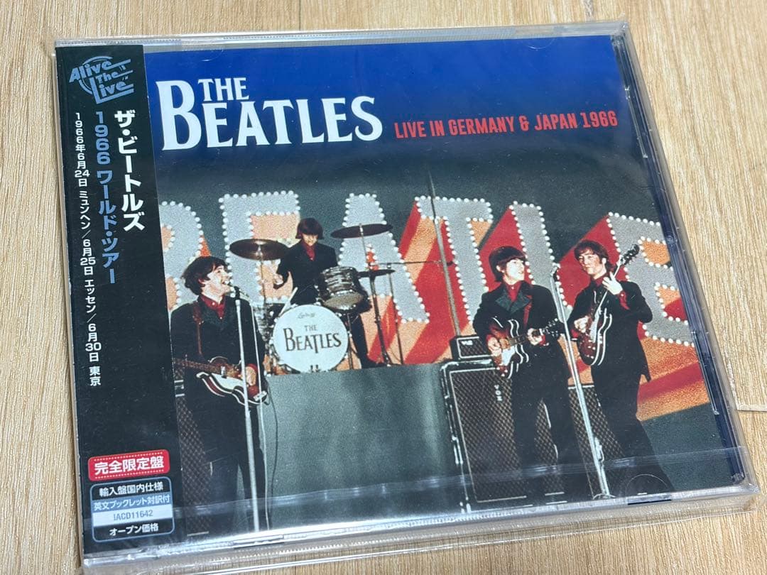 THE BEATLES Live in Germany & Japan 1966 CD Japan Press with OBI Limited Edition