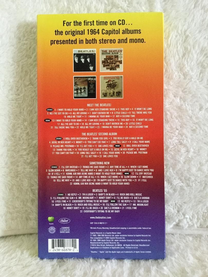 The Beatles Capitol Albums Vol.1 Import US CD 4 Albums Stereo Mono 45 Tracks | Japansoundstore