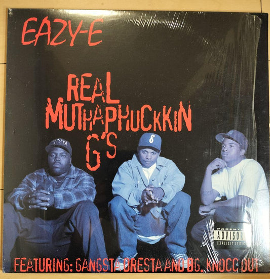 Eazy-E Real Muthaphuckkin G's 12" Vinyl Shrink NM/EX Rap Classic | Japansoundstore