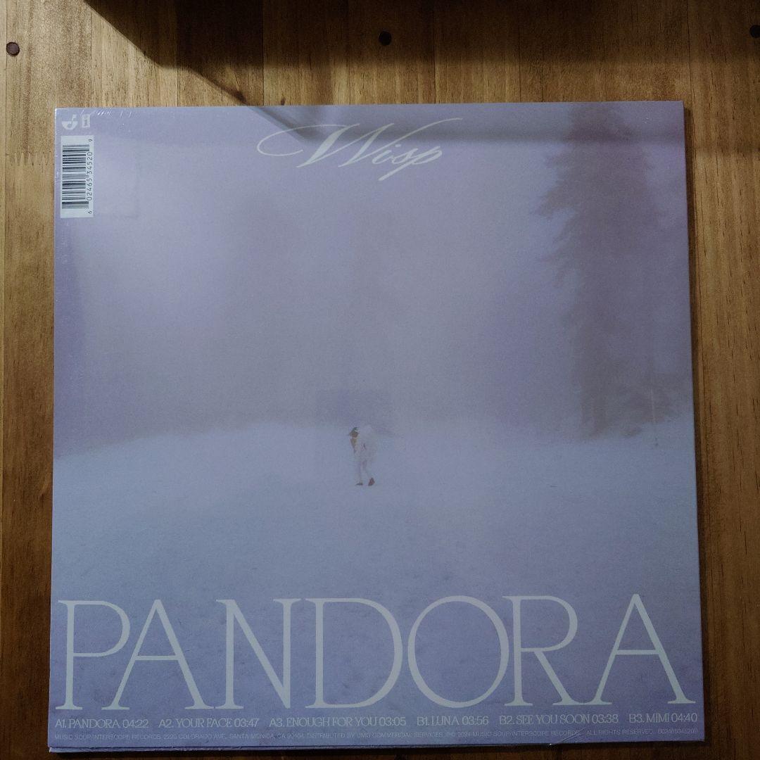 Wisp - Pandora EP Vinyl LP Milky Clear Color Variant Shoegaze Japan