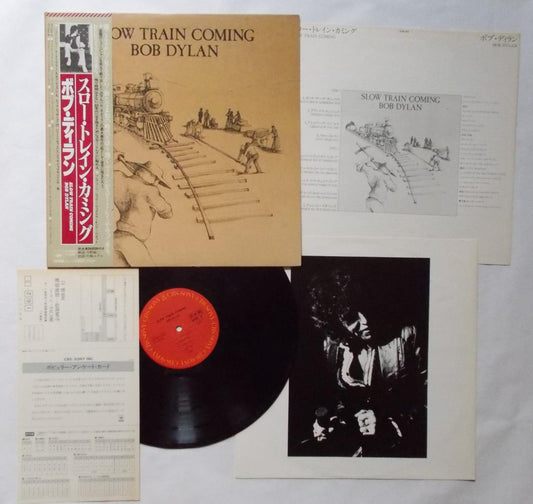 Bob Dylan - Slow Train Coming LP Japan Promo Pressing w/ Obi & Insert 25AP-1610