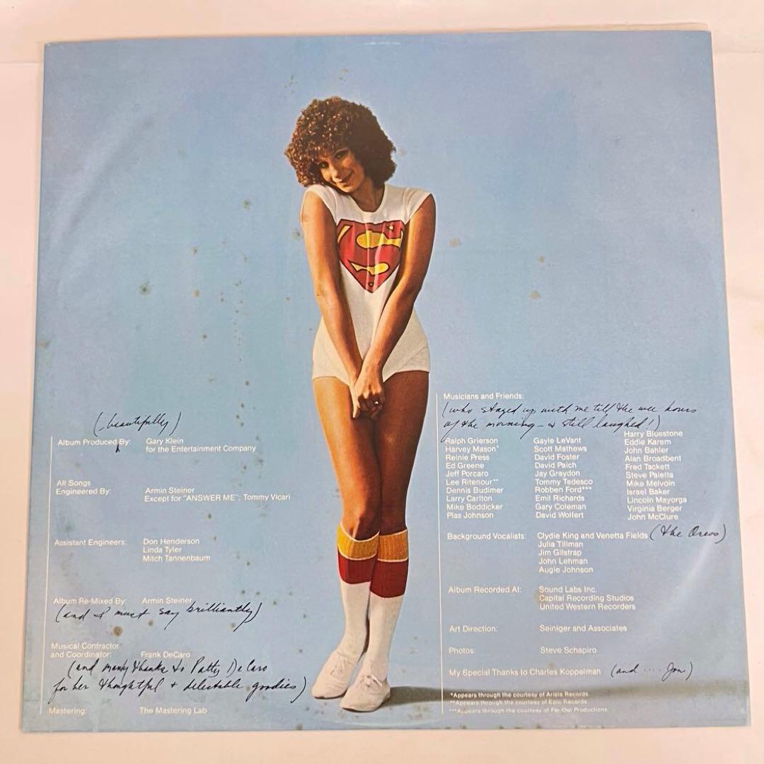 Barbra Streisand - Superman LP 1977 Japan Vinyl CBS Sony 25AP 590 Obi Pop