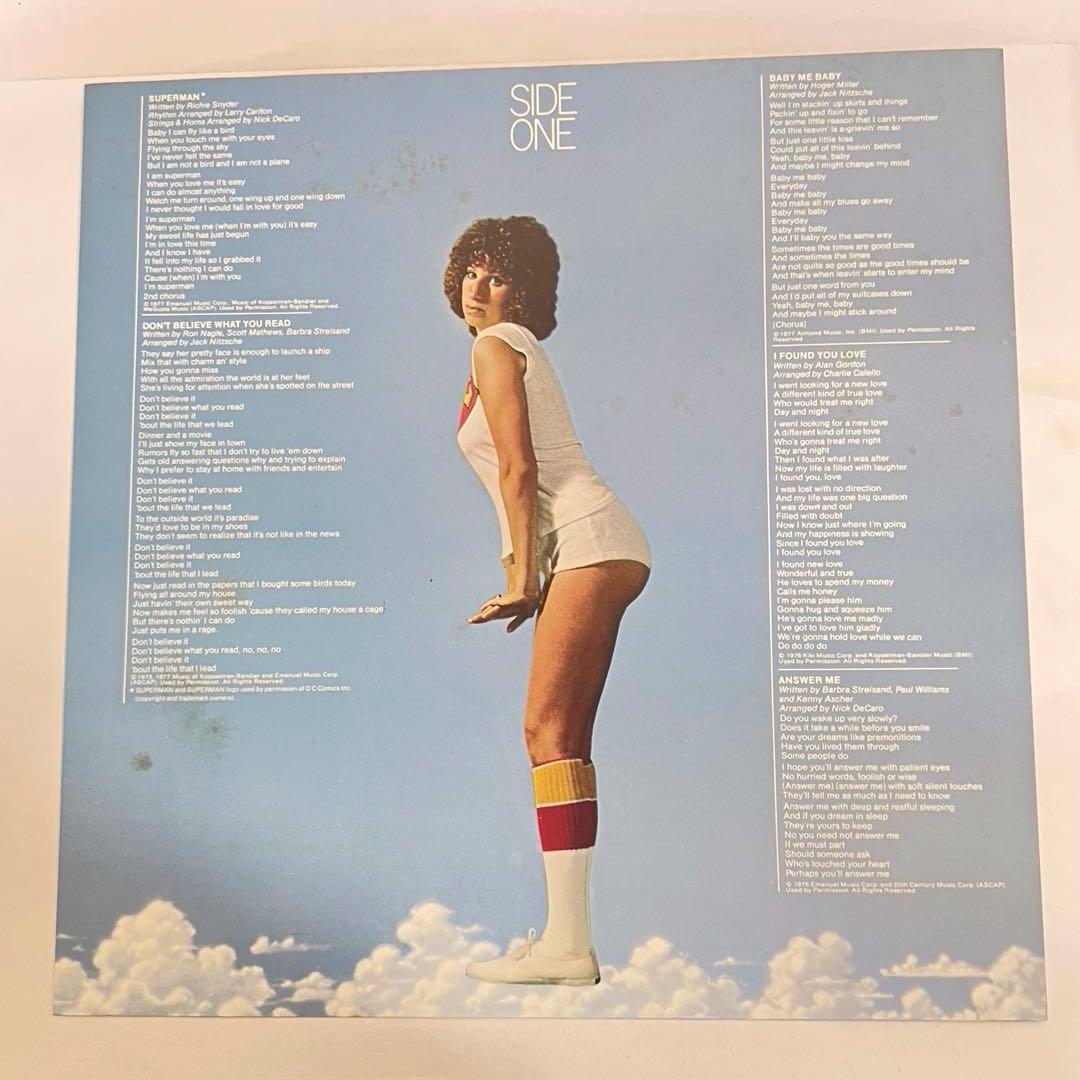 Barbra Streisand - Superman LP 1977 Japan Vinyl CBS Sony 25AP 590 Obi Pop