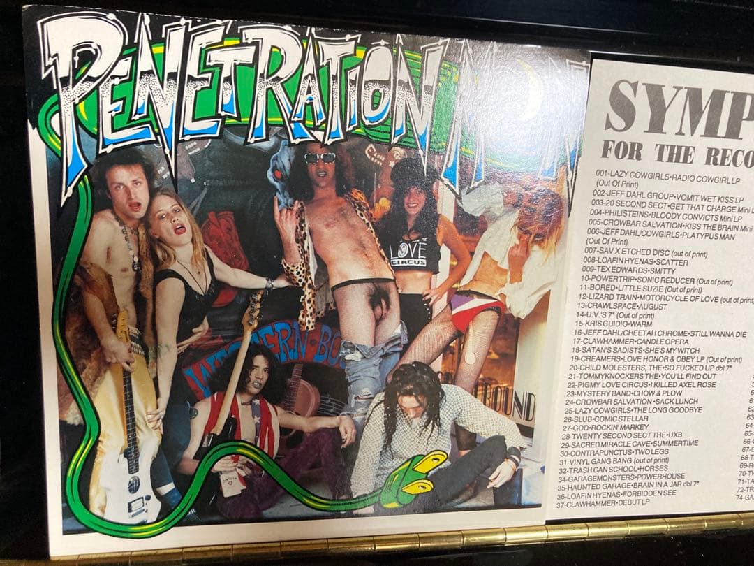 Penetration Moon - Fifth a Day / I'm Trash 7" Green Vinyl Sympathy Records SFTRI