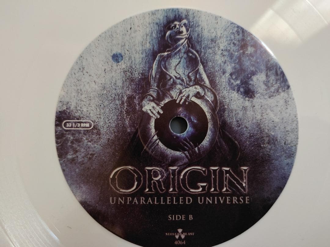 Origin Unparalleled Universe LP White Vinyl Technical Death Metal Record