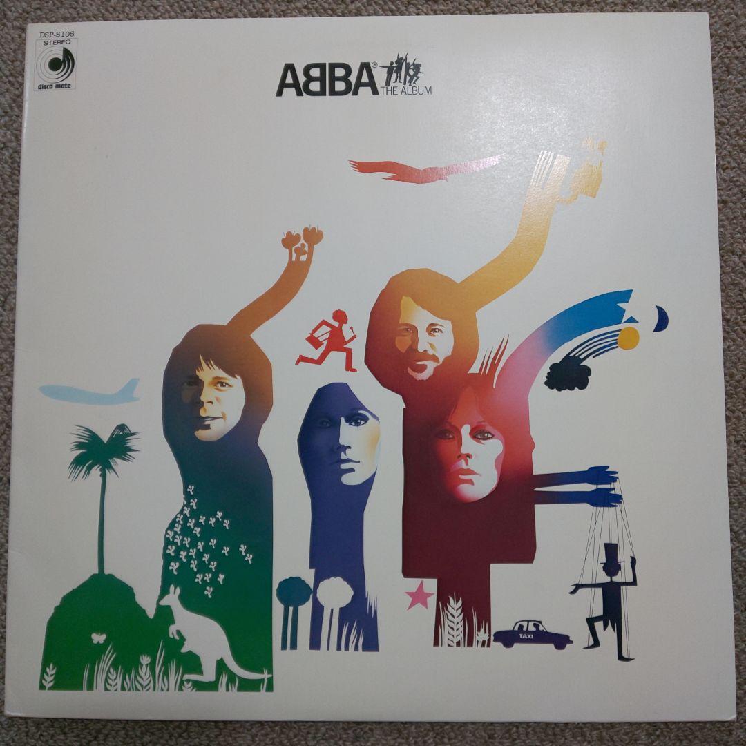 ABBA The Album Vinyl LP 1977 Pop Sweden Japan Pressing with Japanese Lyric Inser