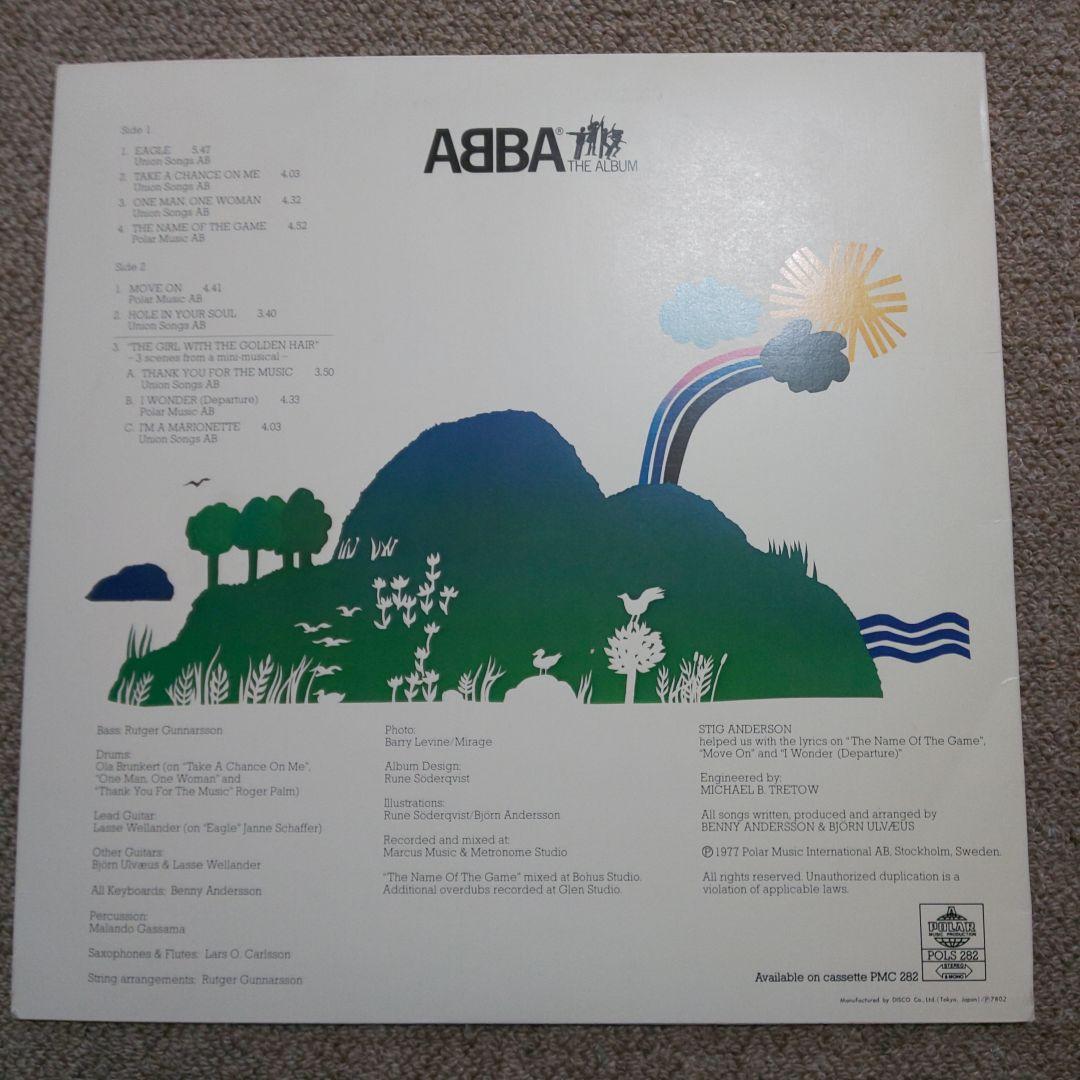 ABBA The Album Vinyl LP 1977 Pop Sweden Japan Pressing with Japanese Lyric Inser
