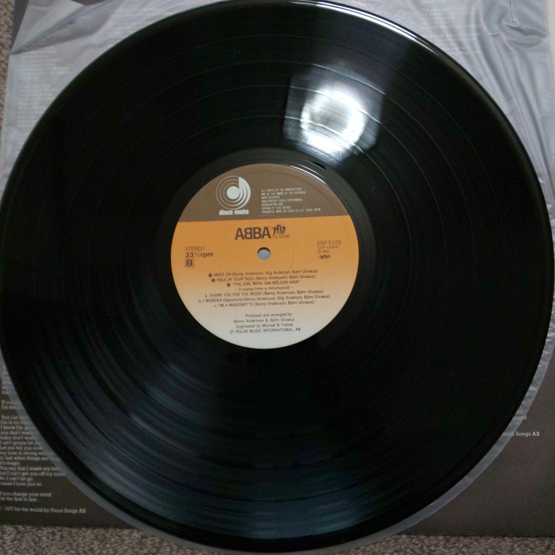 ABBA The Album Vinyl LP 1977 Pop Sweden Japan Pressing with Japanese Lyric Inser