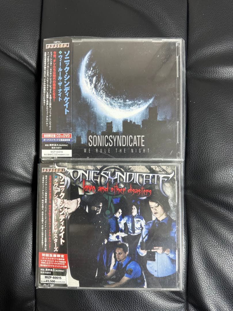 Sonic Syndicate - We Rule The Night & Love and Other Disasters 2CD+DVD Set Japan