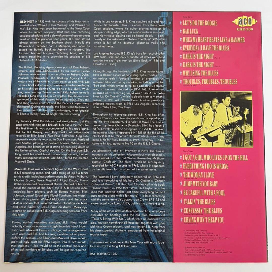 B.B. King Cross The Tracks LP Japan Import Used Good Condition | Japansoundstore