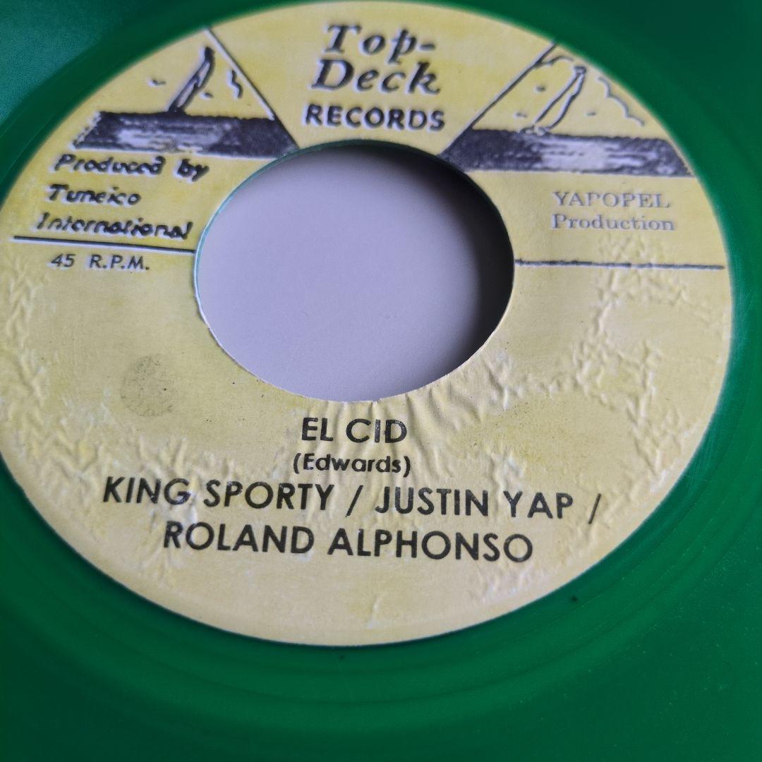 King Sporty / Roland Alphonso - El Cid 7-inch Vinyl Top Deck Records Ska