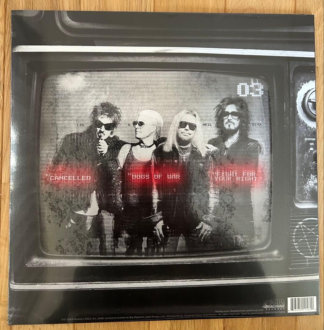 Motley Crue - Cancelled EP Red & Black Splatter Vinyl Limited Edition